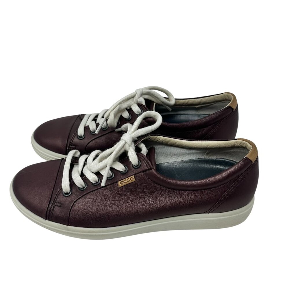 ECCO Soft 7 Sneakers- Burgundy - Women's Size 8